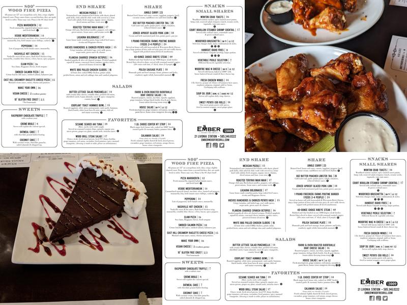 Ember Woodfire Grill Menu