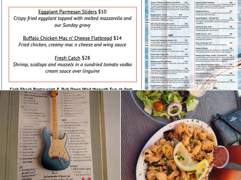 Beachcomber Menu