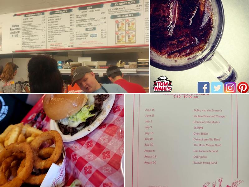 Tom Wahl's Avon Menu