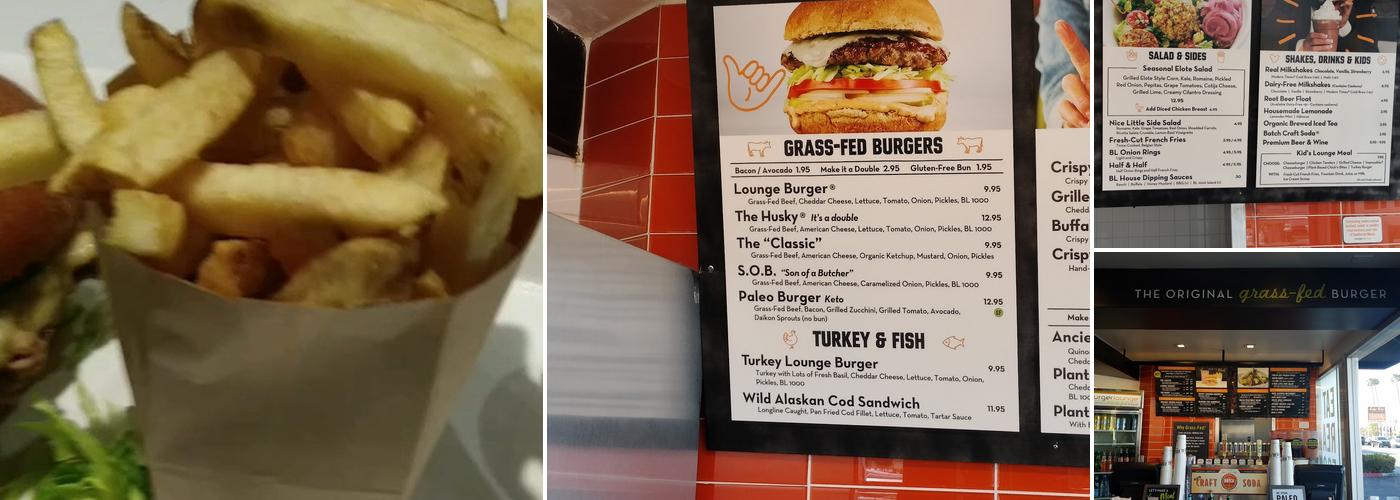 Burger Lounge Menu