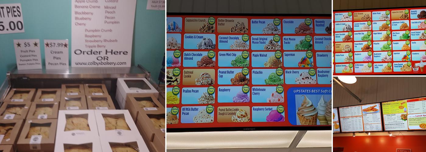 Colby's Ice Cream & Bake Shop Menu