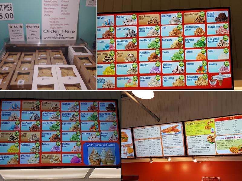 Colby's Ice Cream & Bake Shop Menu