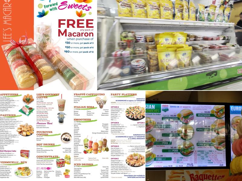 Lee's Sandwiches Menu