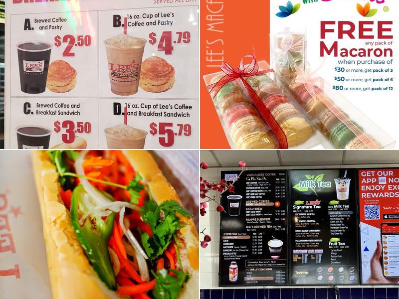 Lee's Sandwiches Menu