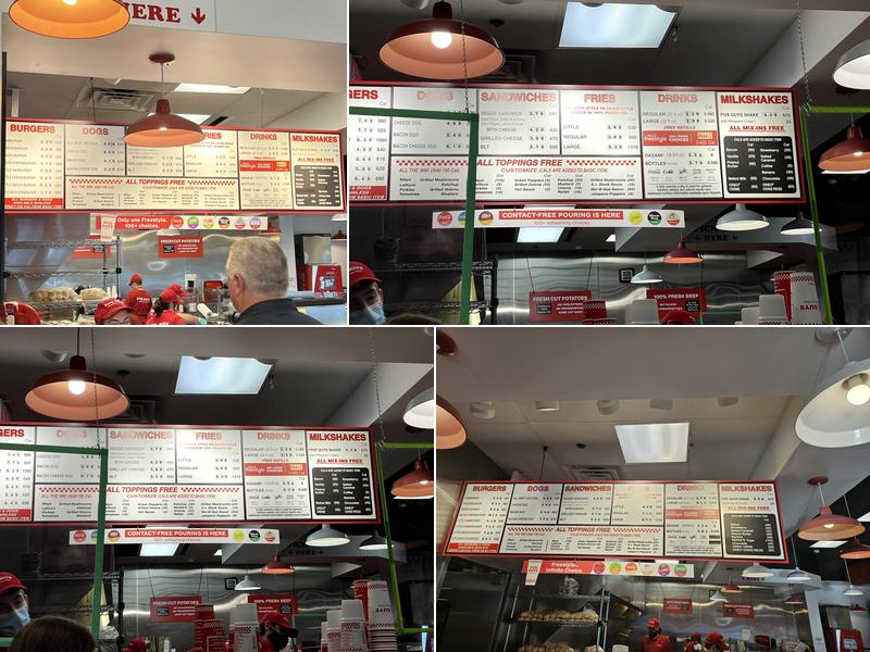 Five Guys Menu