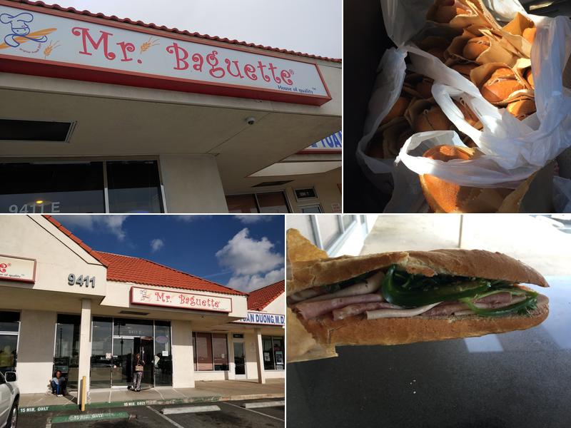 Mr Baguette Sandwiches