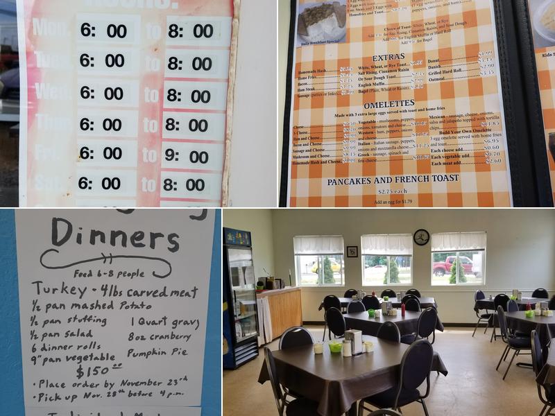 Cozy Corner Family Restaurant Menu