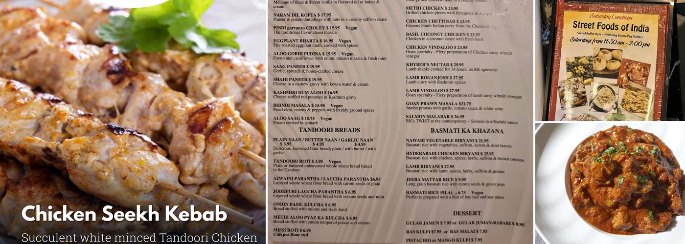 Royal Khyber, Fine Indian Cuisine Menu