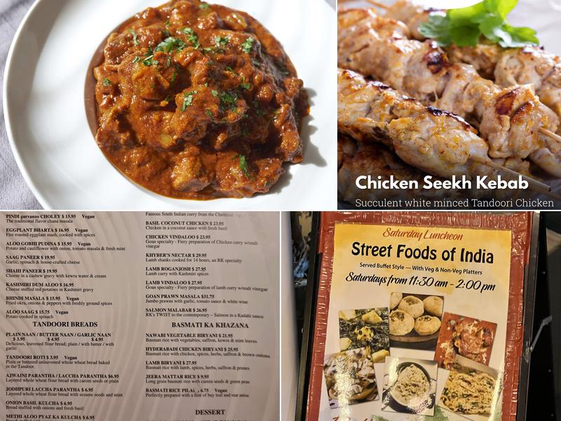 Royal Khyber, Fine Indian Cuisine Menu