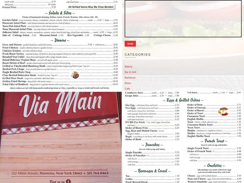 Via Main Menu