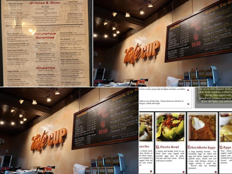 Cafe Cup Menu