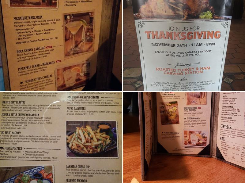 El Torito Menu