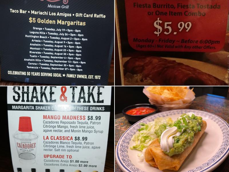 Rodrigo's Mexican Grill Menu