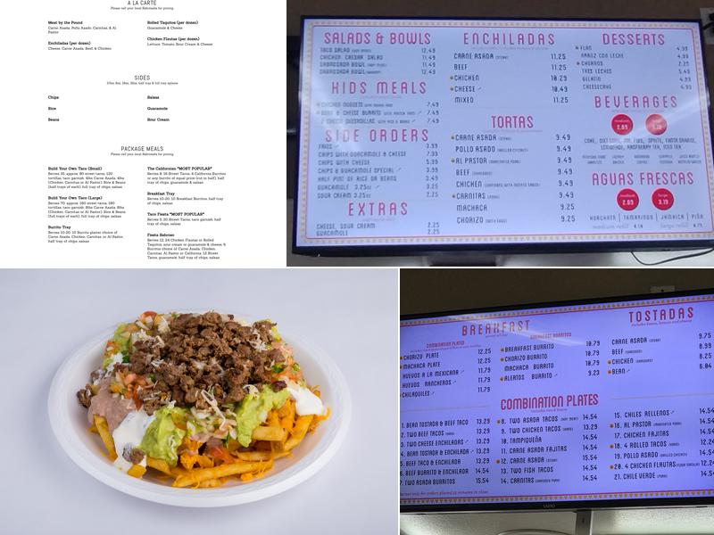 Sabrosada Fresh Mexican Food Menu