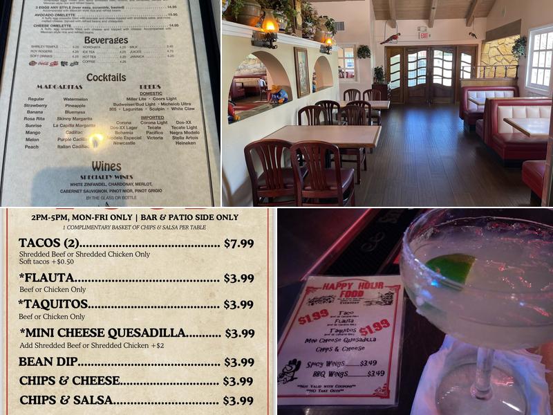 La Capilla Mexican Restaurant Menu