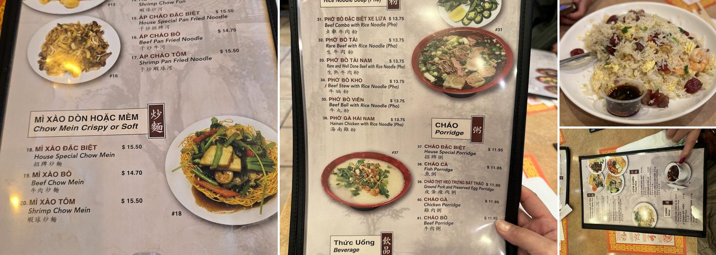 Lục Đỉnh Ký Tập 2 Restaurant Menu