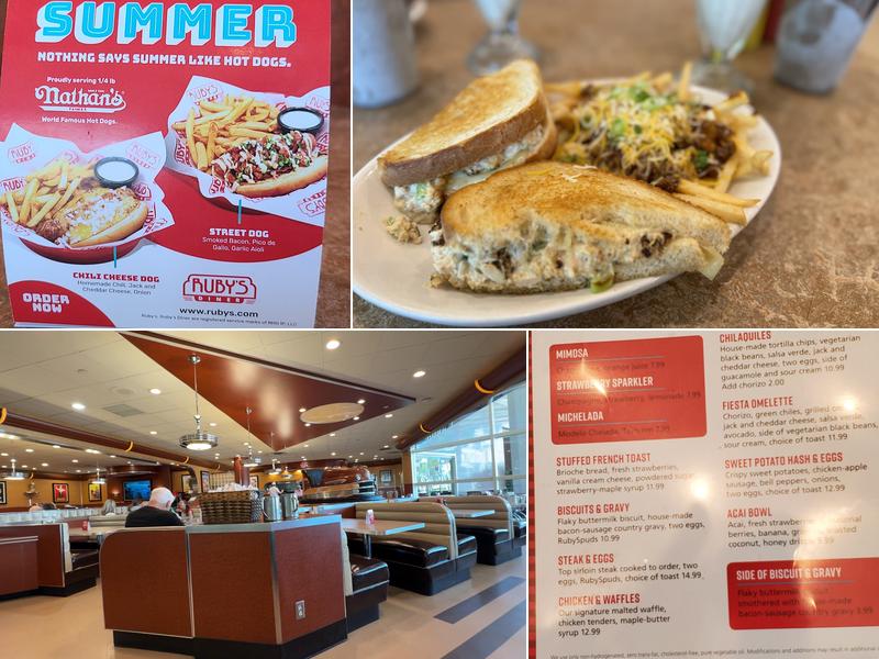 Ruby's Diner Menu