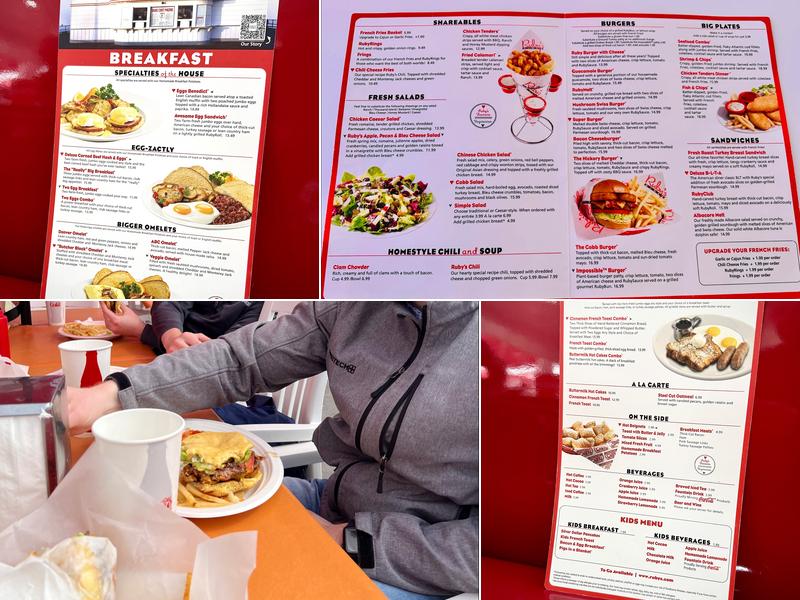 Ruby's Diner Menu
