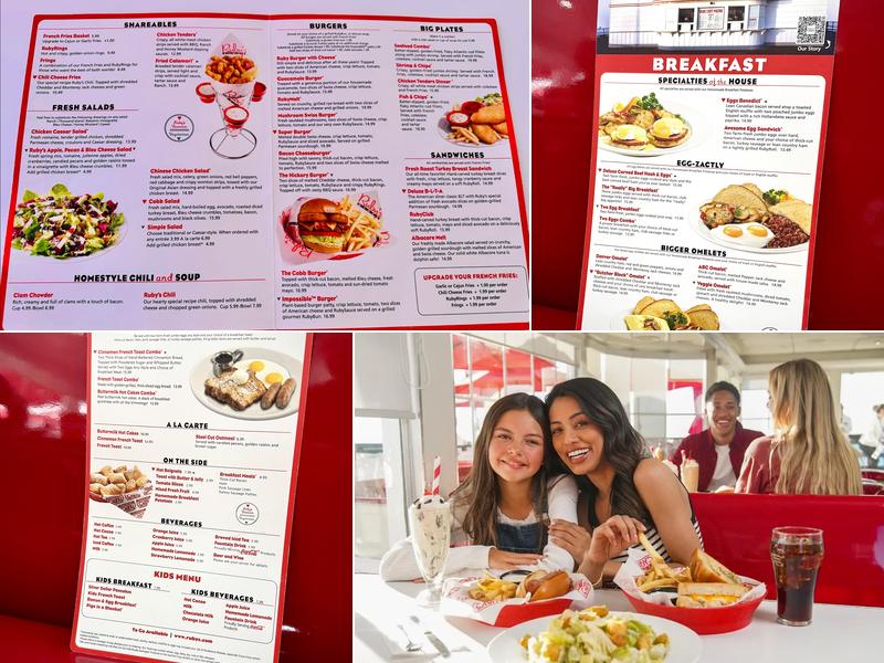 Ruby's Diner Menu