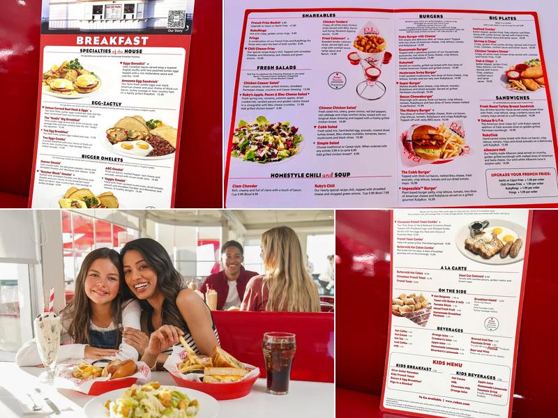 Ruby's Diner Menu