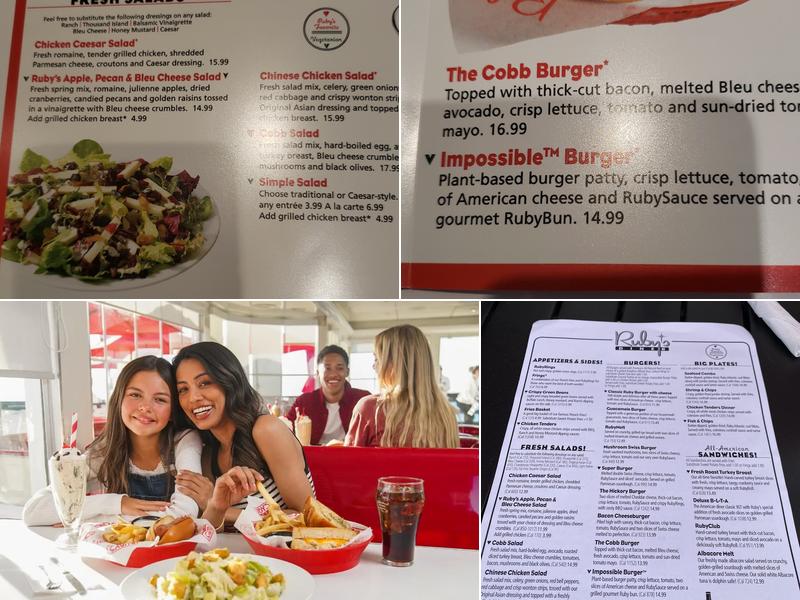 Ruby's Diner Menu