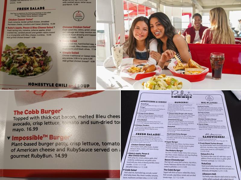 Ruby's Diner Menu