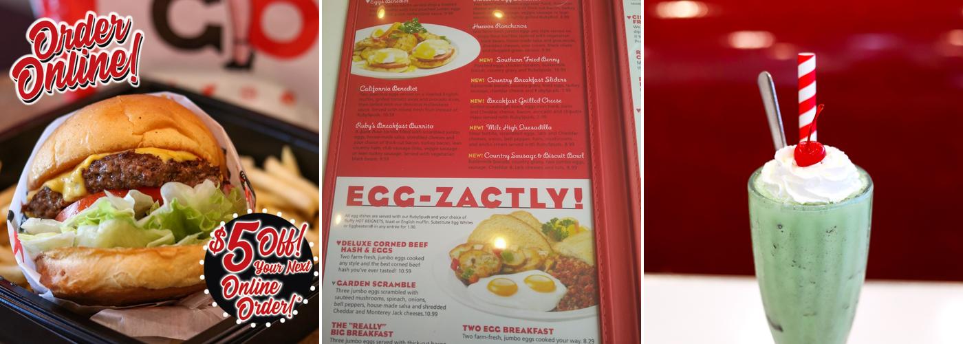 Ruby's Diner Menu