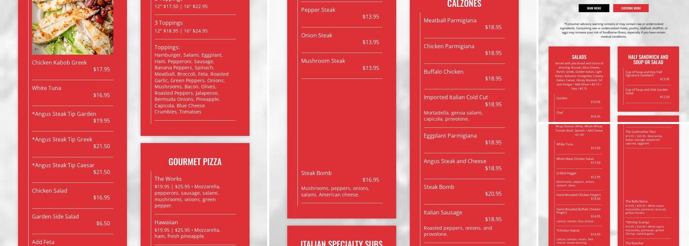 Ken's Pub Menu