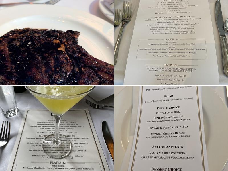 The Capital Grille Menu