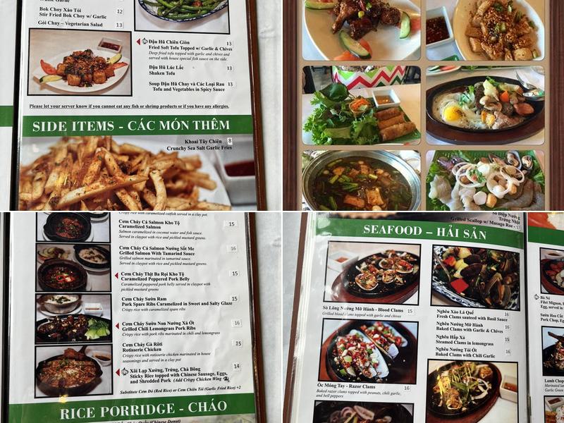 Garlic and Chives Menu