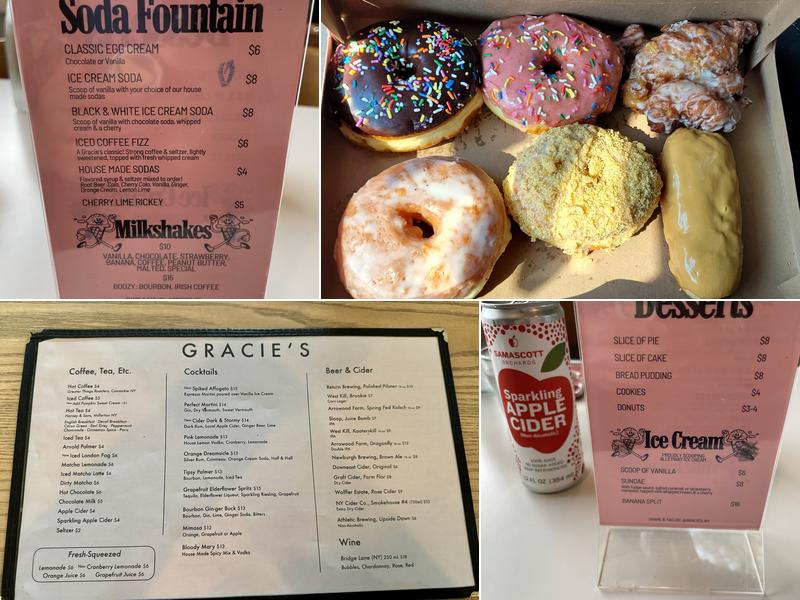 Gracie's Luncheonette Menu