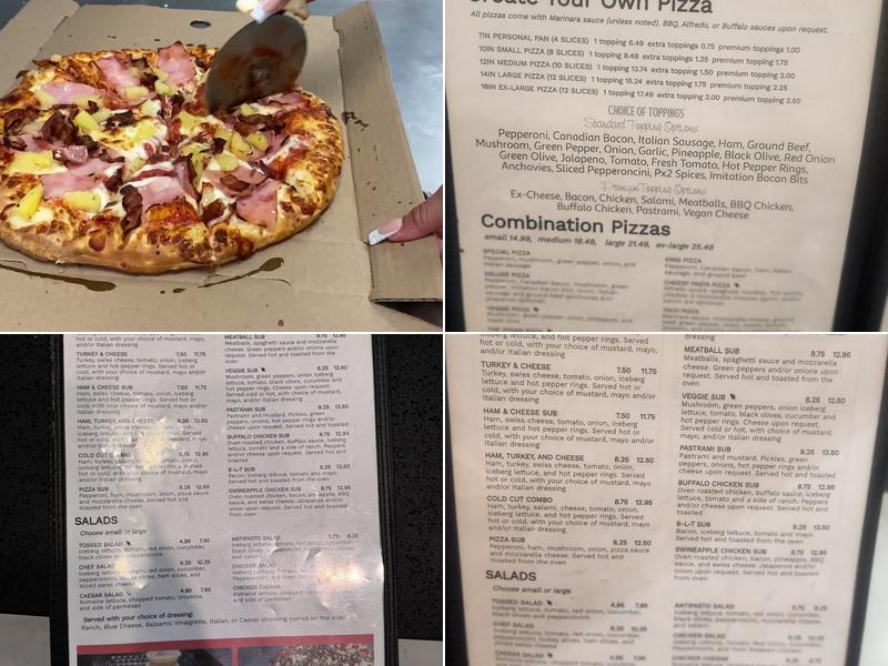 Pizza x Two (the original) Menu