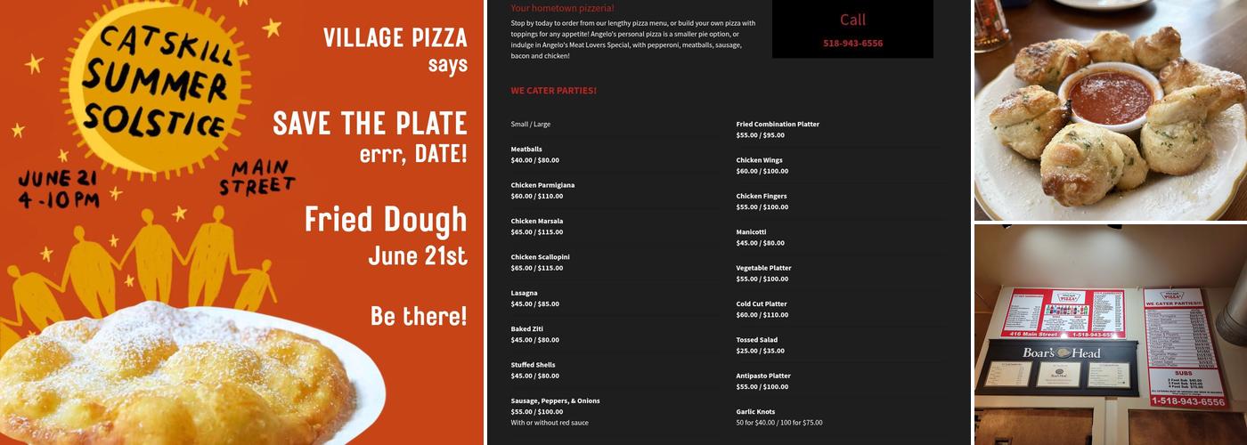 Village Pizza II Menu