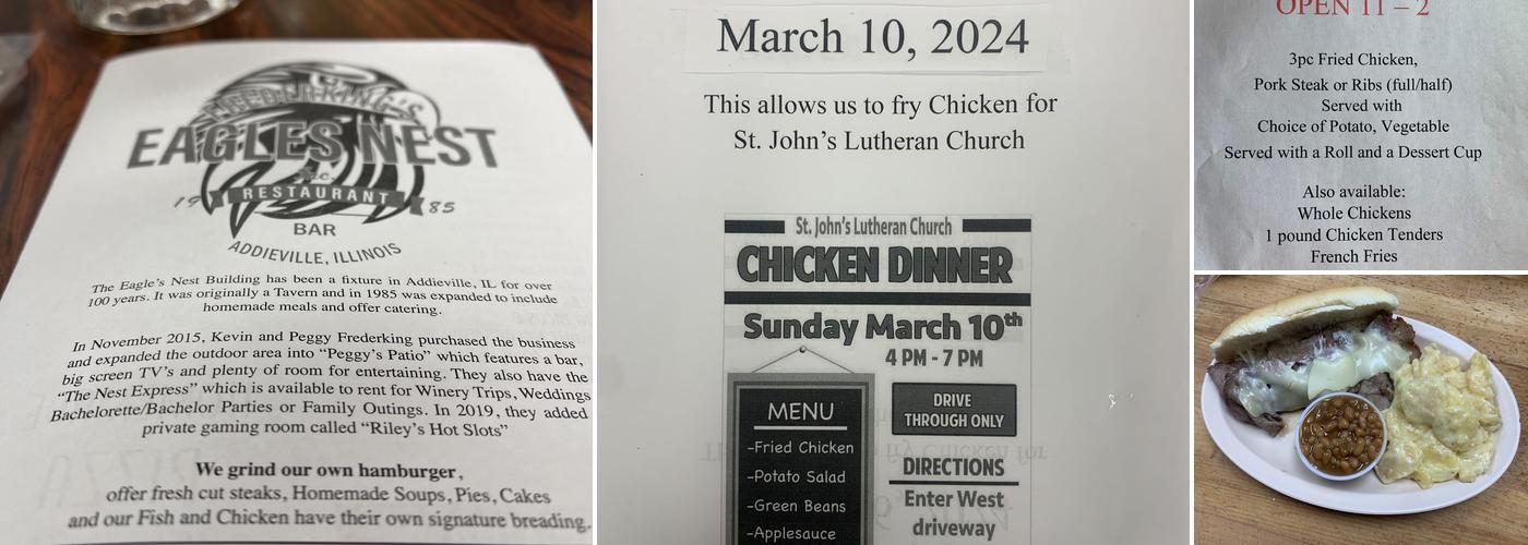 Eagle Nest Menu