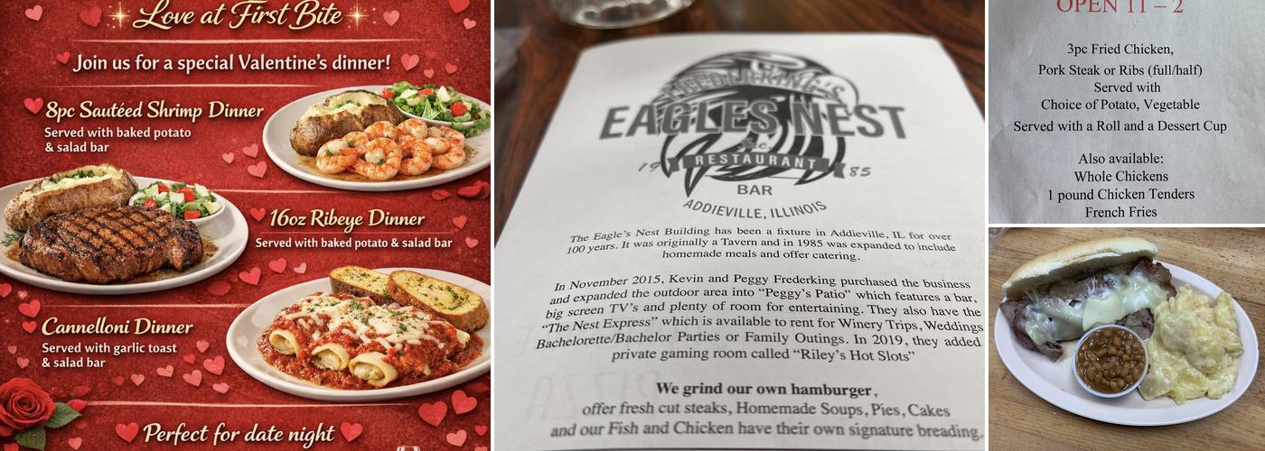 Eagle Nest Menu