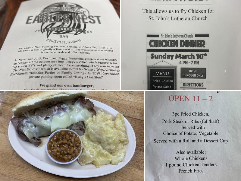 Eagle Nest Menu