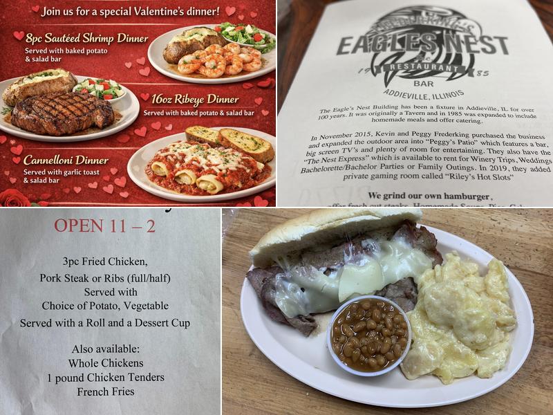 Eagle Nest Menu