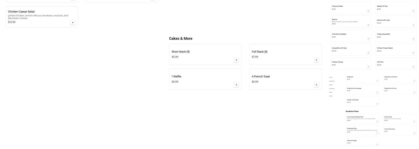 Roman’s Mexi-Cali Grill Menu