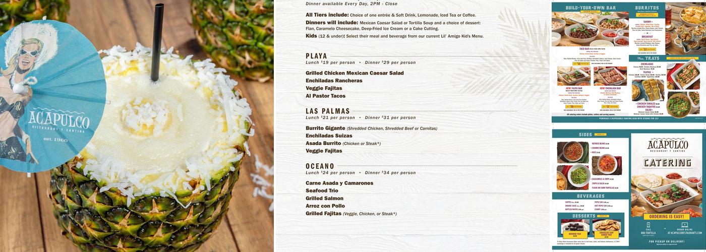 Acapulco Menu