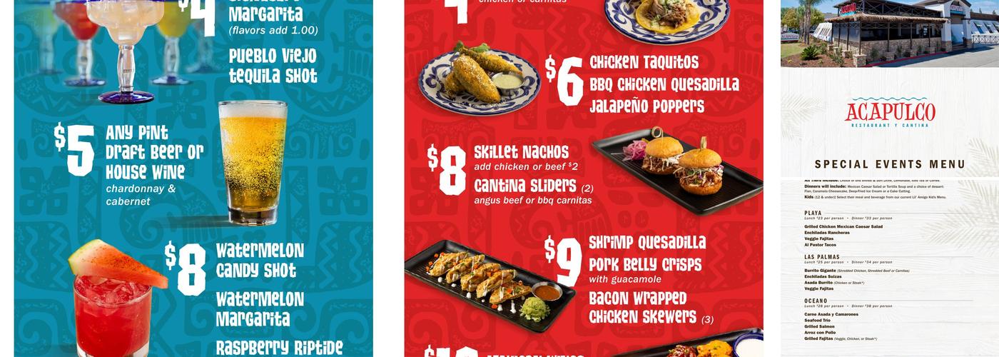 Acapulco Menu
