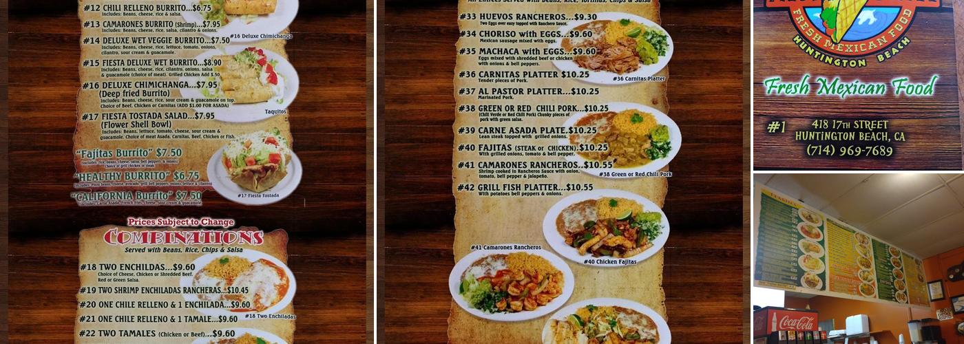 Fiesta Grill Menu