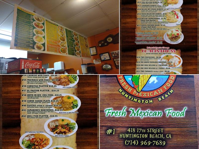 Fiesta Grill Menu