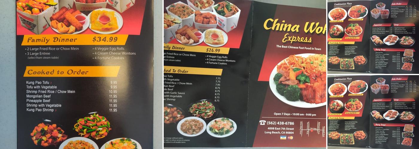 China Wok Express Menu