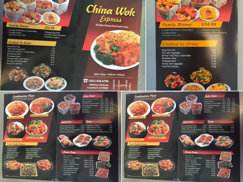 China Wok Express Menu