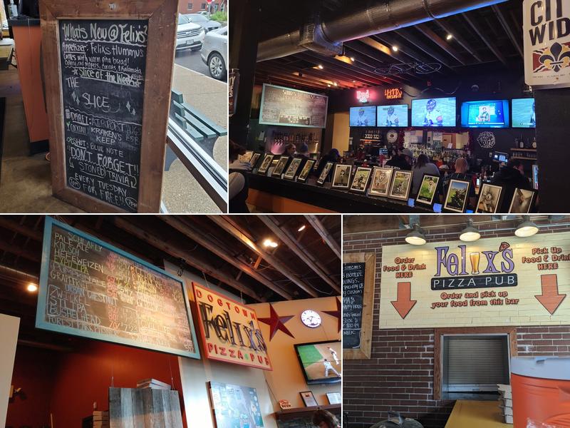 Felix's Pizza Pub Menu