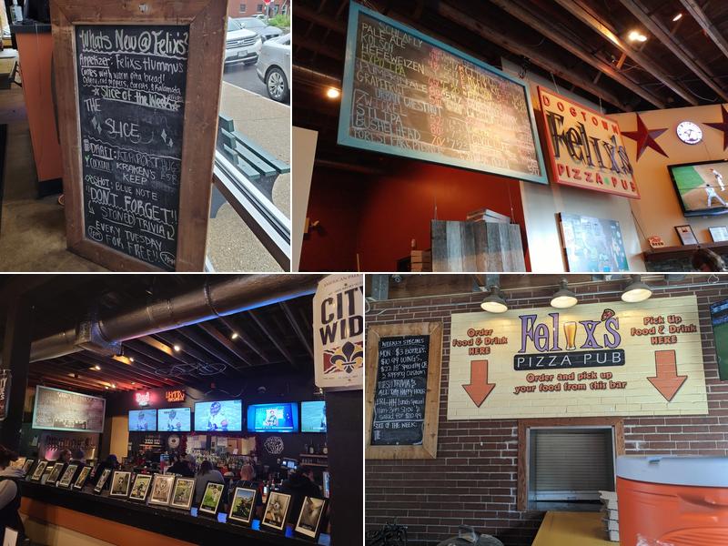 Felix's Pizza Pub Menu