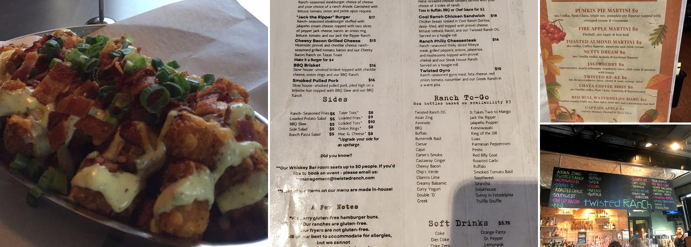 Twisted Ranch Menu