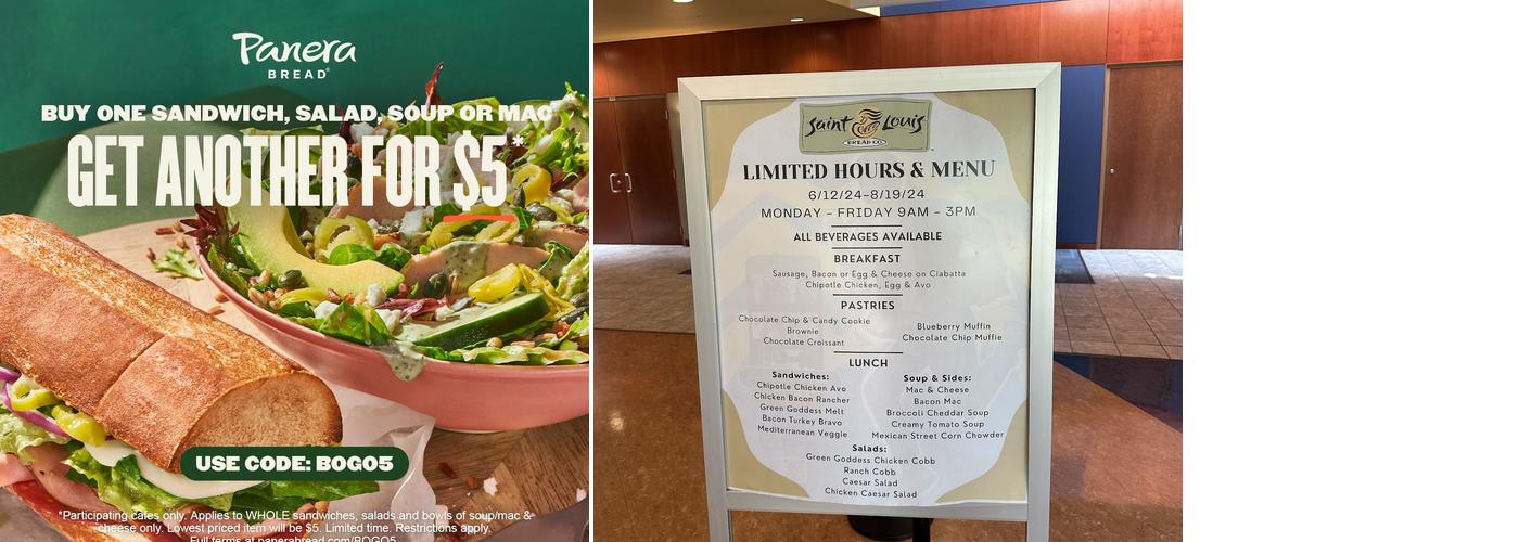 St. Louis Bread Co. Menu