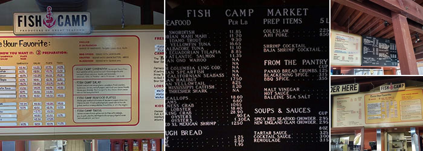 Fish Camp Menu