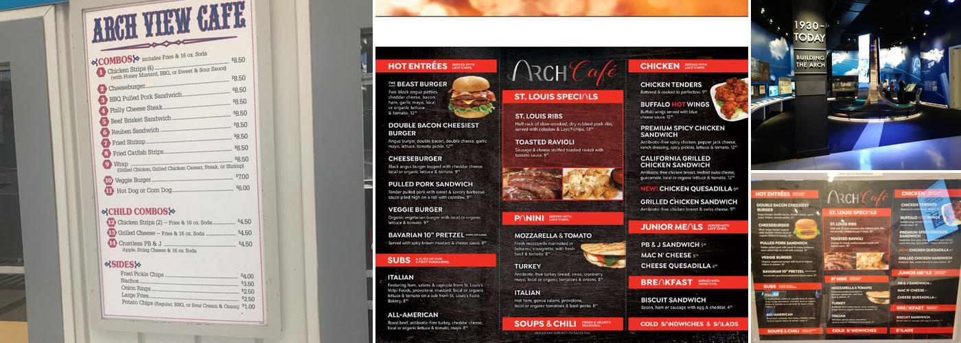 Arch Cafe, LLC Menu